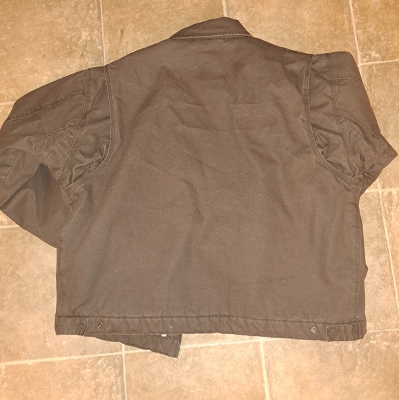 Cabela's outdoor gear jacket, sherpa lining. Men's XL dark brown - Picture 4 of 4